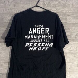 Gildan Black Graphic Men's Shirt
